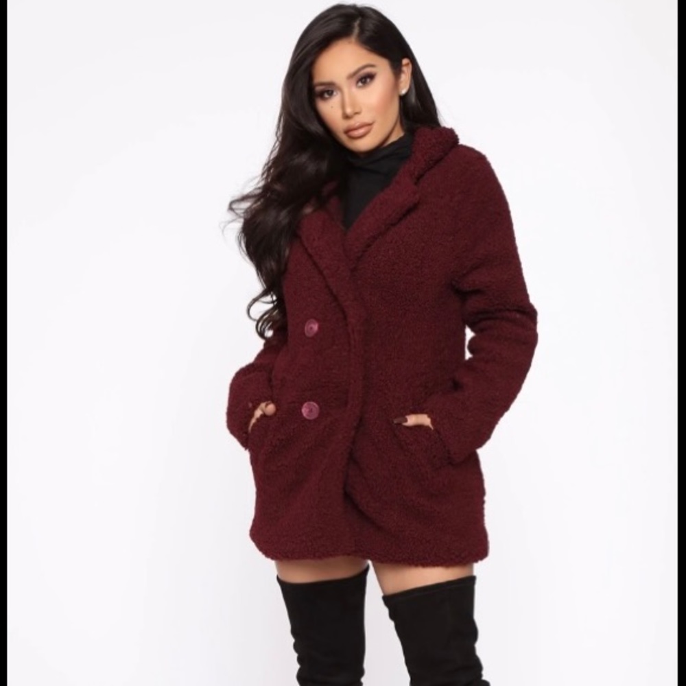 Fashion nova cozy peacoat